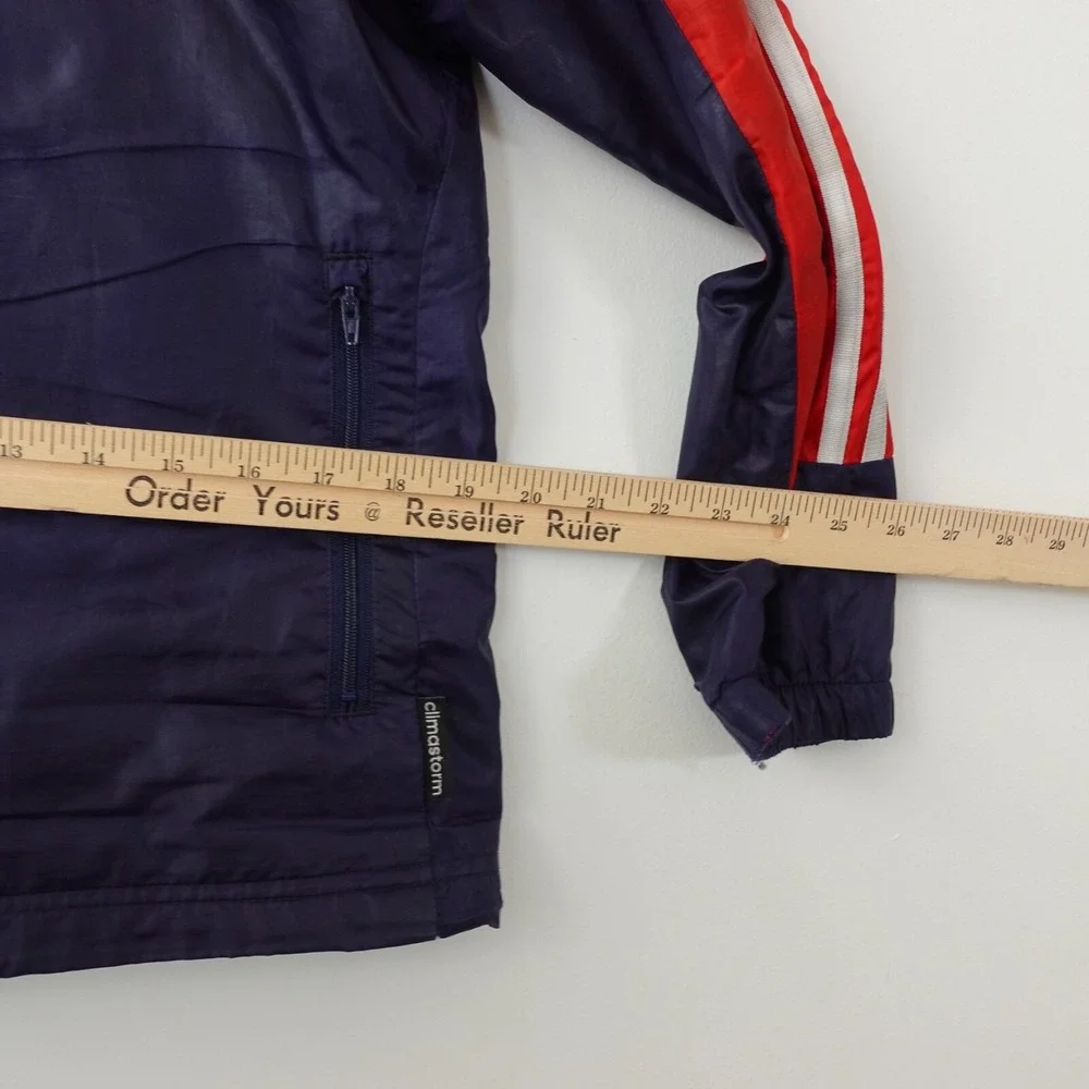 JFA‎ Japan Soccer Jacket ADIDAS Light Packable Windbreaker Blue Football Sport